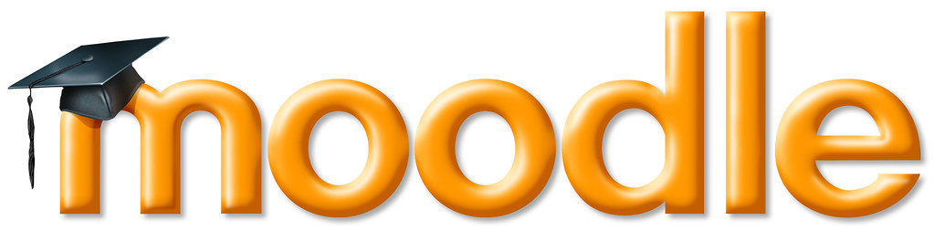 Logo de Moodle : plateforme d'apprentissage en ligne open source